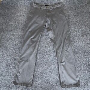 RVCA Week-End Fit Pants Mens 30x30 Gray Chino Skate Grunge Y2K Casual Streetwear